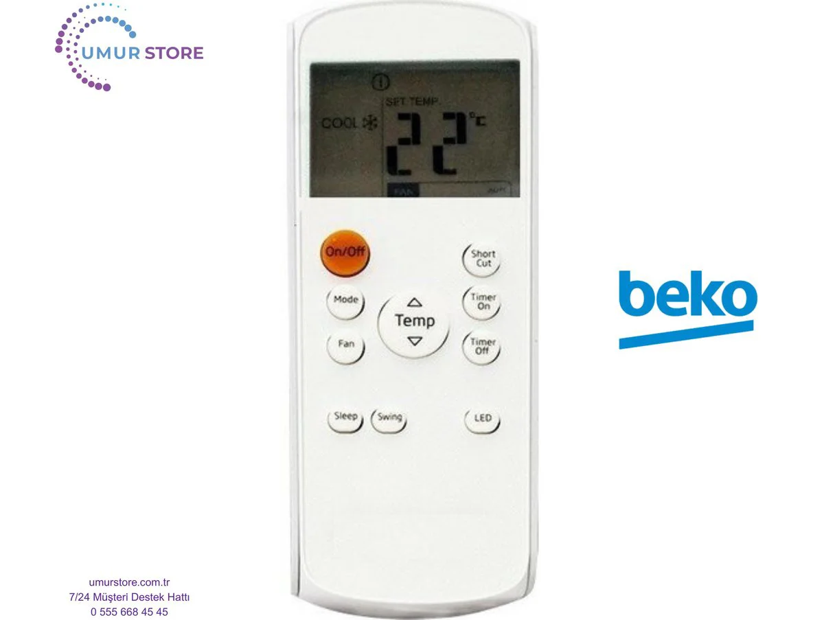 Beko 21215 Portatif Mobil Klima Kumandası