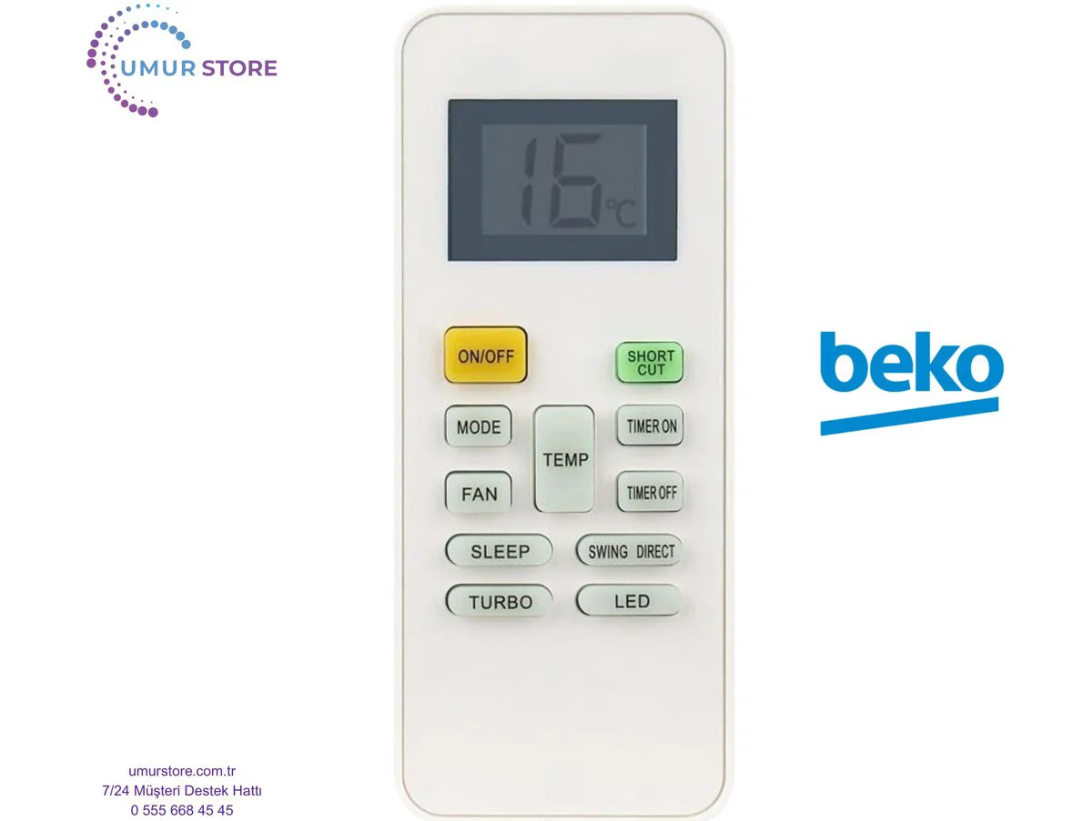 Beko 21220 P Uyumlu Mobil Klima Kumandası