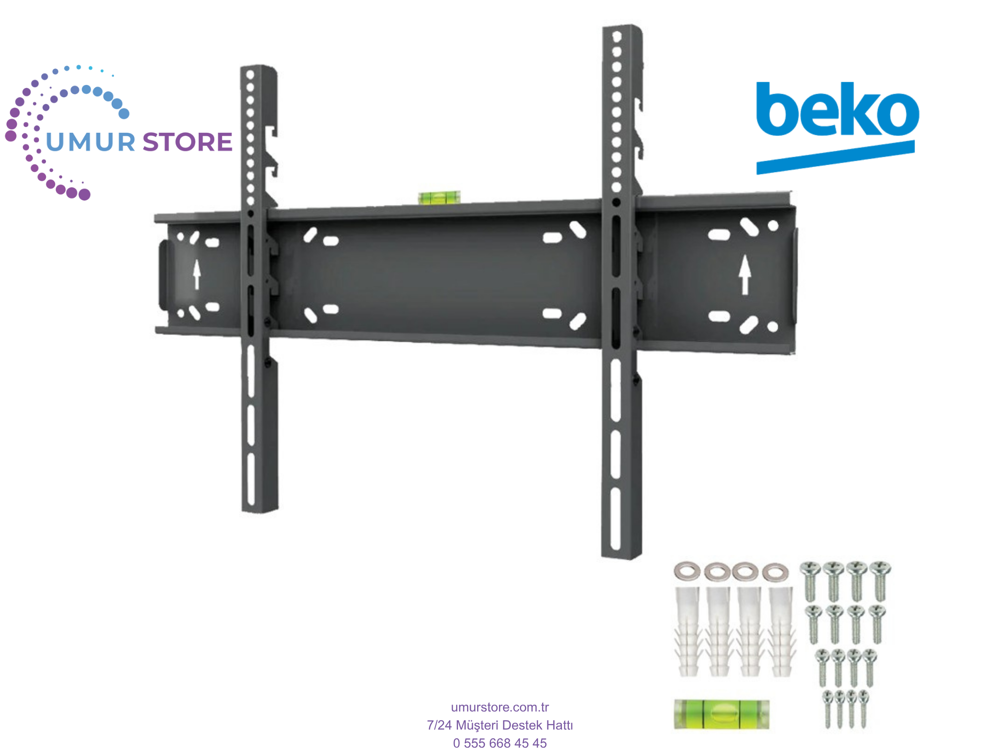 Beko 55” 55P6300 / 43”- 65” inç Lcd Led Televizyon Sabit Duvar As