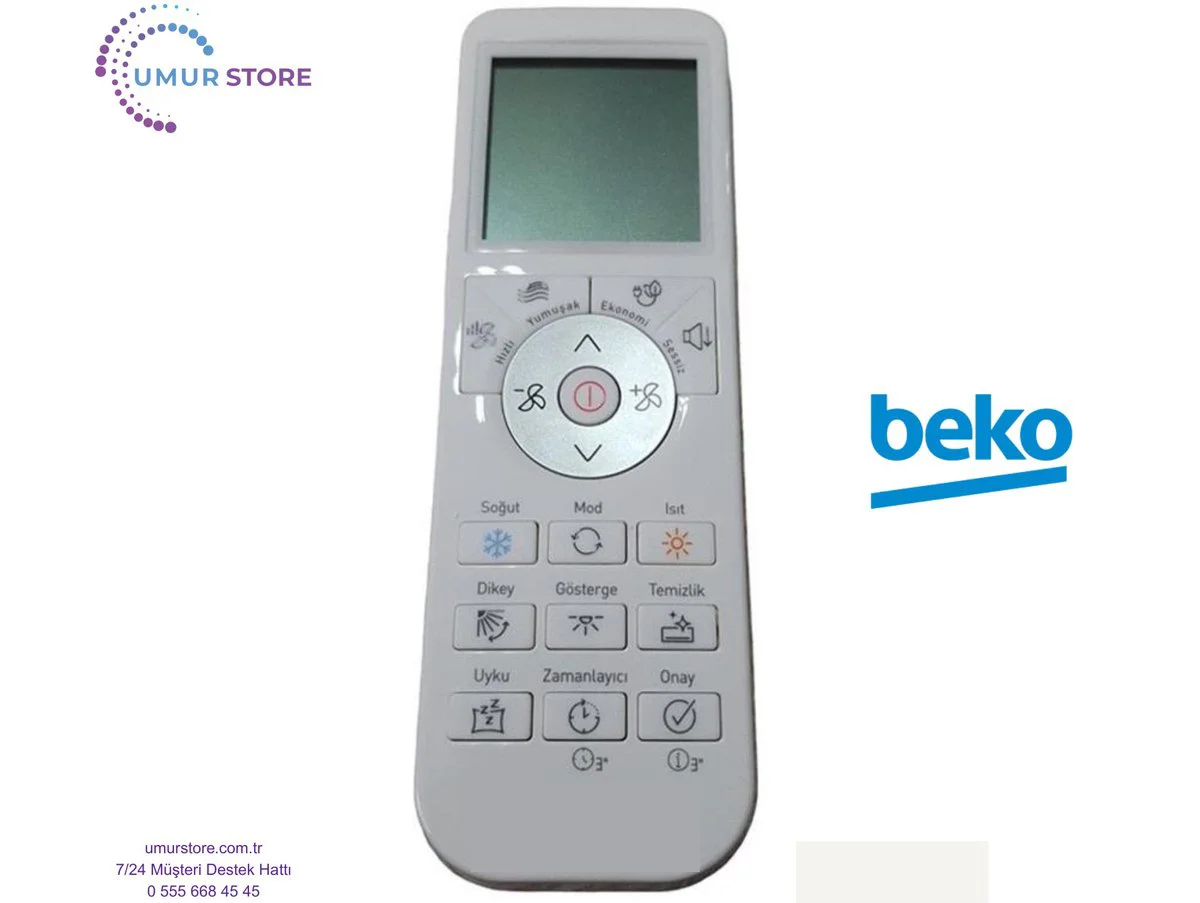 Beko Arçelik 5401552301 İnverter Klima Kumandası Beko Arçelik 5401552301 İnverter Klima Kumandası