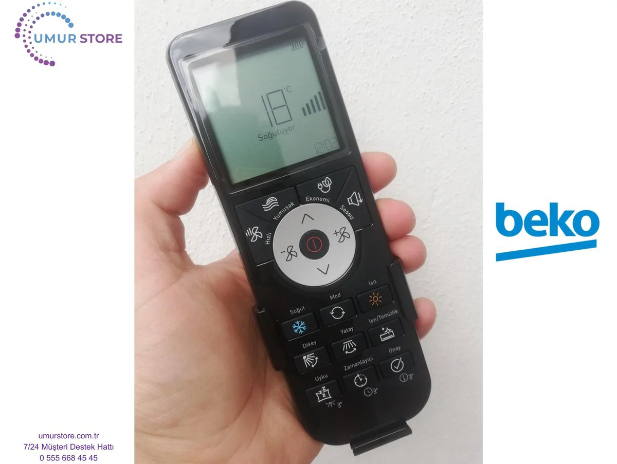 Beko Arçelik 5401671501 Uyumlu Klima Kumandası