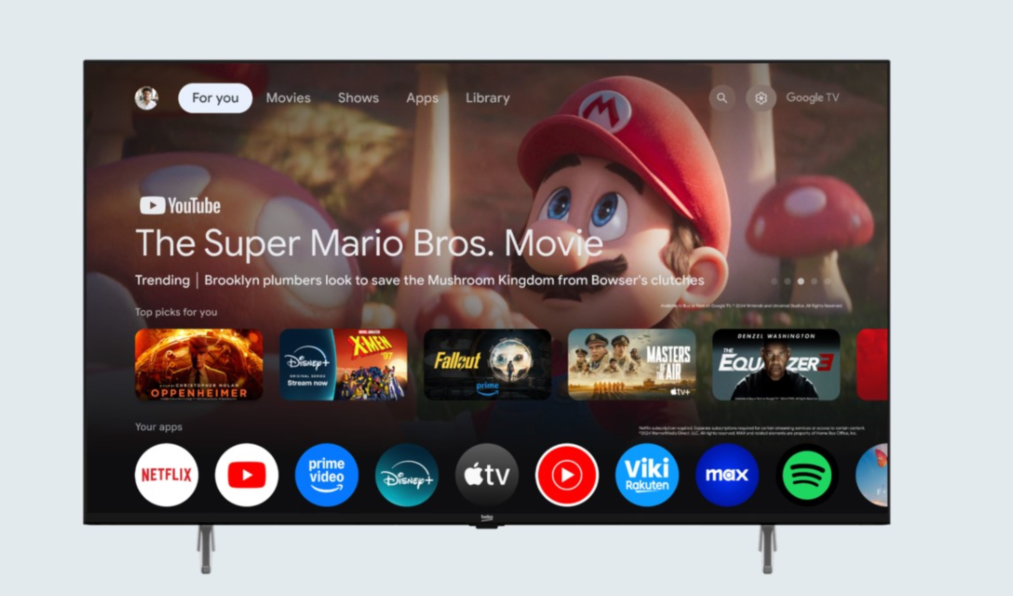 Beko  B50 E 795 B Google Tv