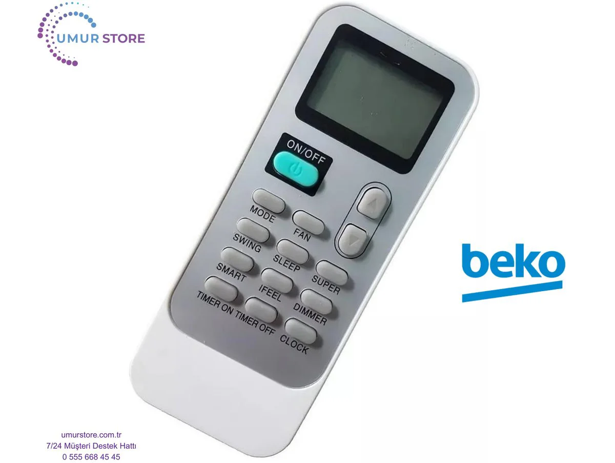 Beko DG11J1-C1 Uyumlu Klima Kumandası