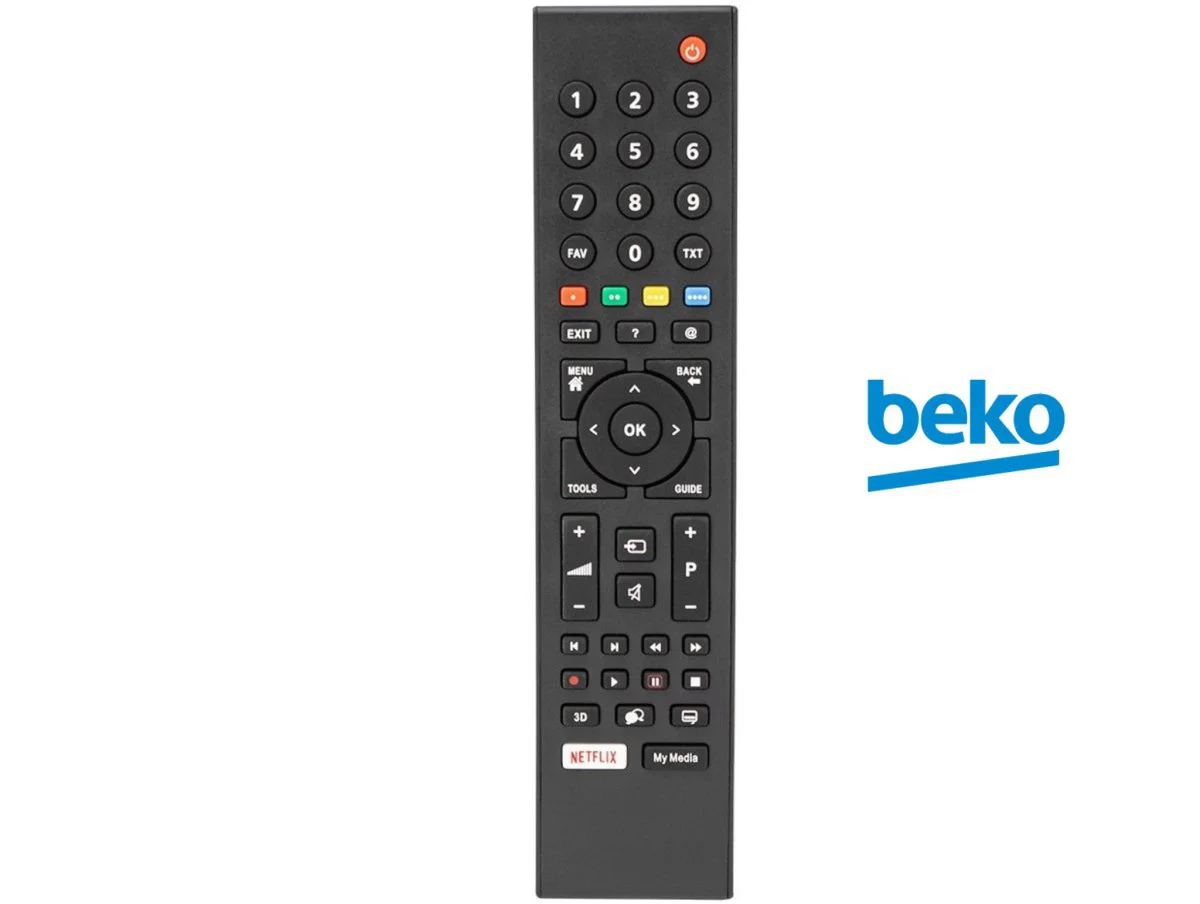 Beko İle Uyumlu Netflix My Media Tuşlu Televizyon Kumandası