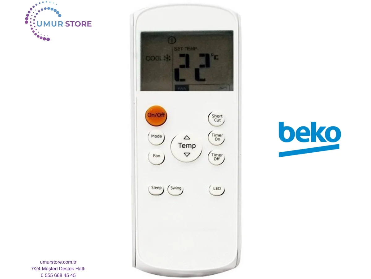 Beko Portatif Klima Kumandası