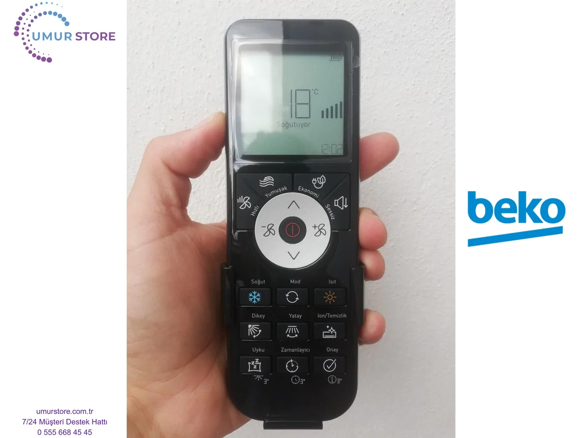 Beko ZB40609 MD Uyumlu Klima Kumandası Beko ZB40609 MD Uyumlu Klima Kumandası