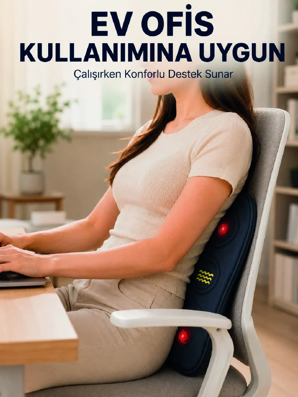 Bel Destek Minderi Isıtmalı Masaj Özellikli Günlük Kullanım - Lisinya Diğer