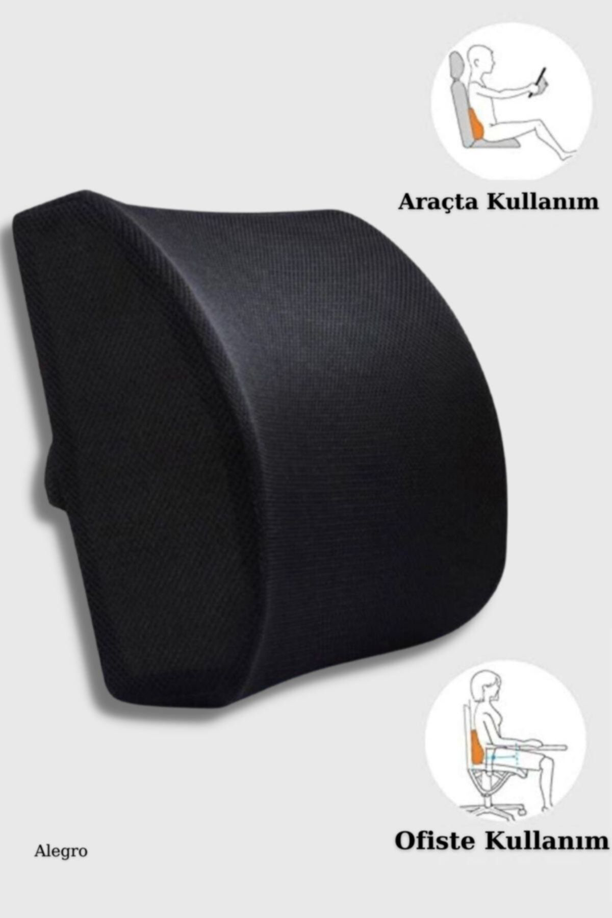 Viscomina Bel Destekleyici Oto Araç Ofis Sandalye Minderi Bel Ve Sırt Deste