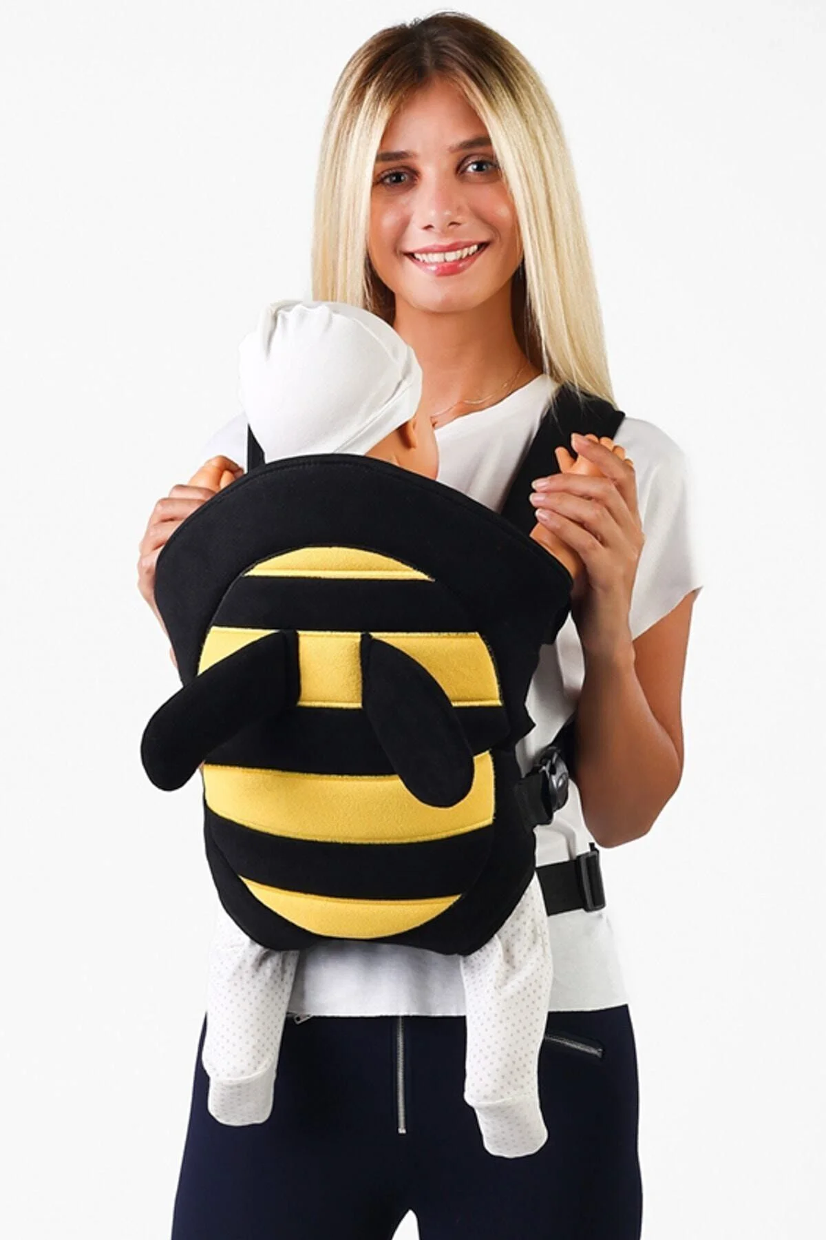 Bel Destekli Çift Yönlü Kullanımlı Bebek Kanguru Arı Model