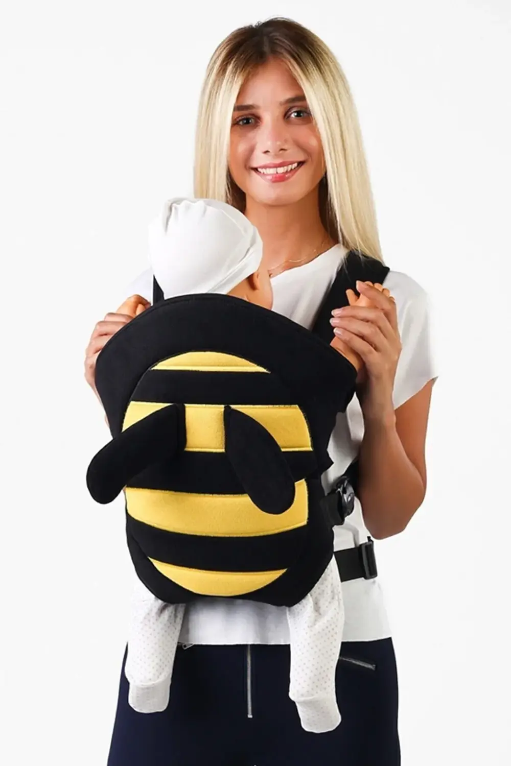 Bel Destekli Çift Yönlü Kullanımlı Bebek Kanguru Arı Model