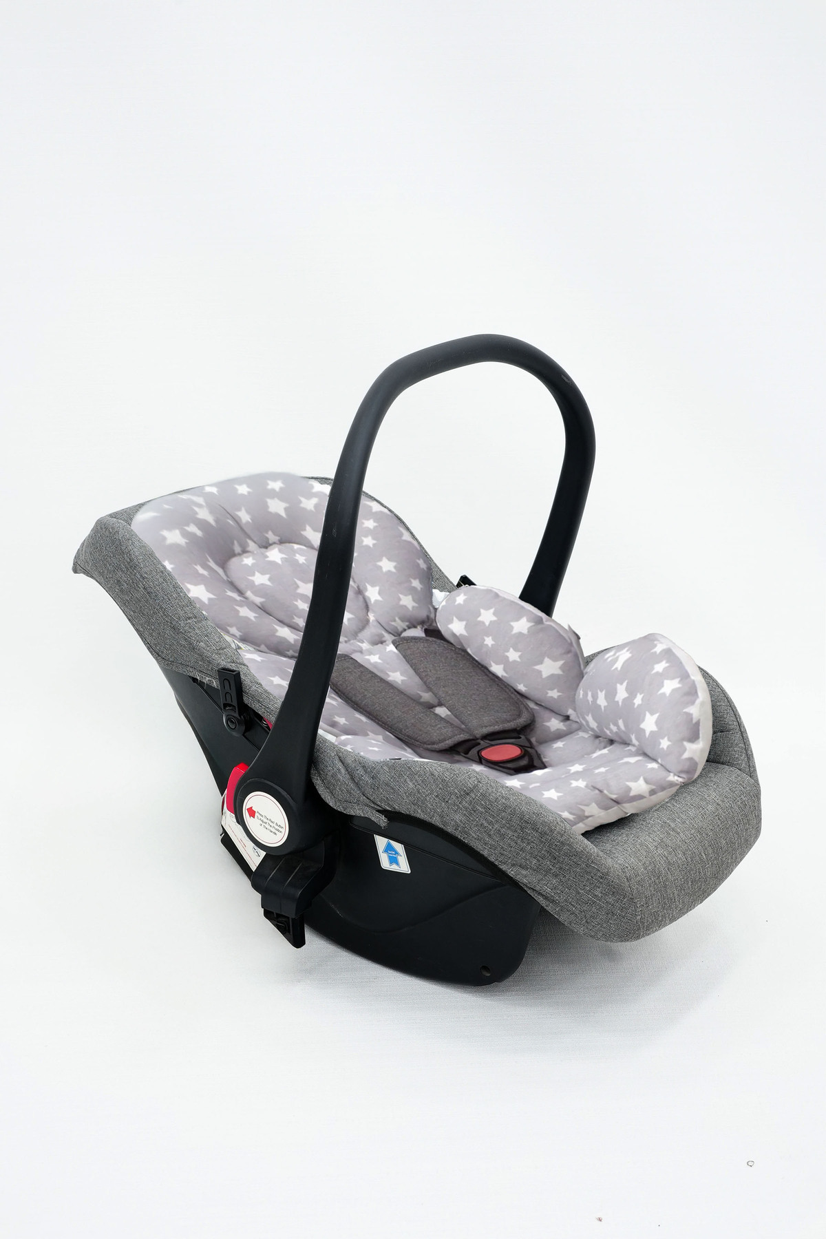 Mordesign Bel Destekli Ortopedik Puset Minderi, Çift Taraflı Stars Serisi,