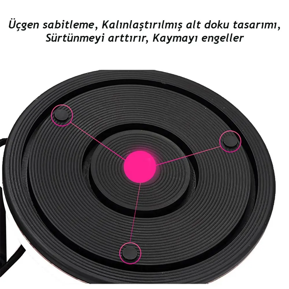 Bel İnceltici Spor Aleti Waist Twisting Disc (ipli) (4741)