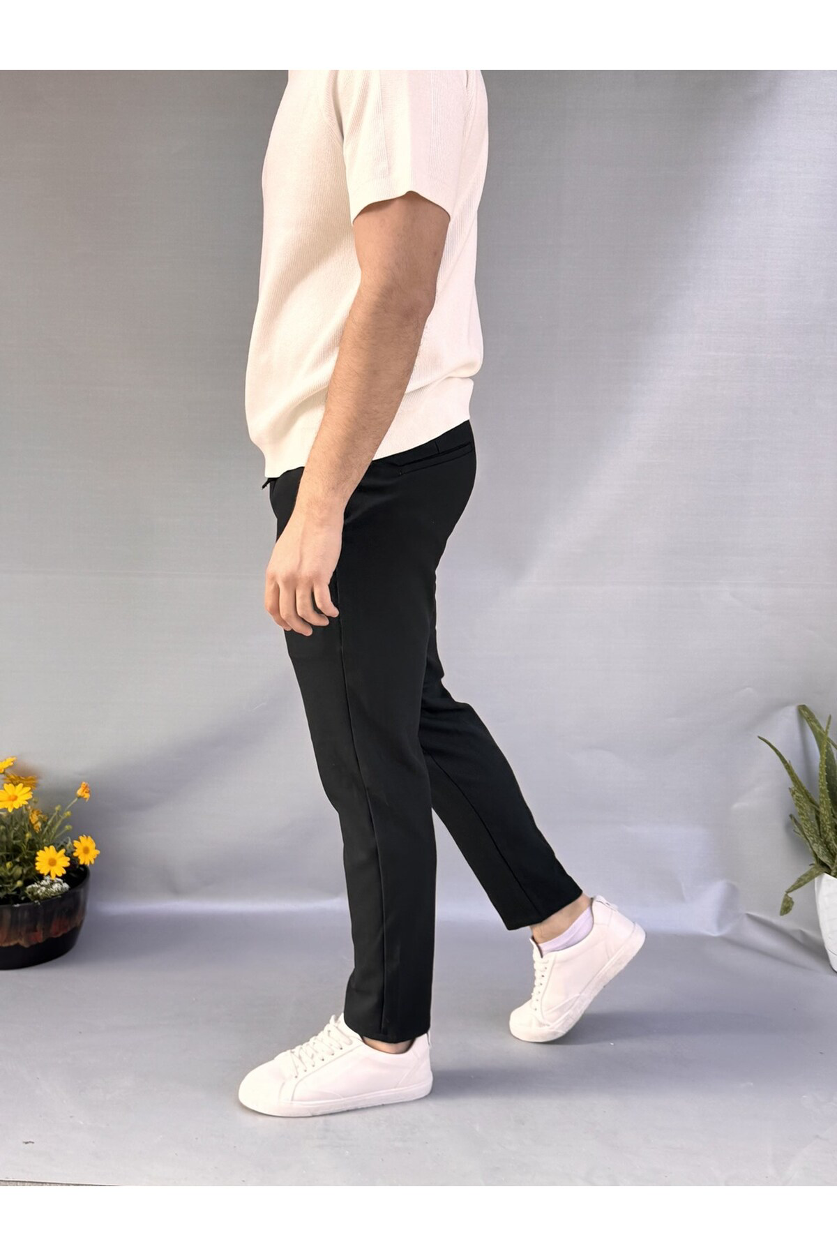 Bel İpli Slim Fit Jogger Bel İpli Slim Fit Jogger