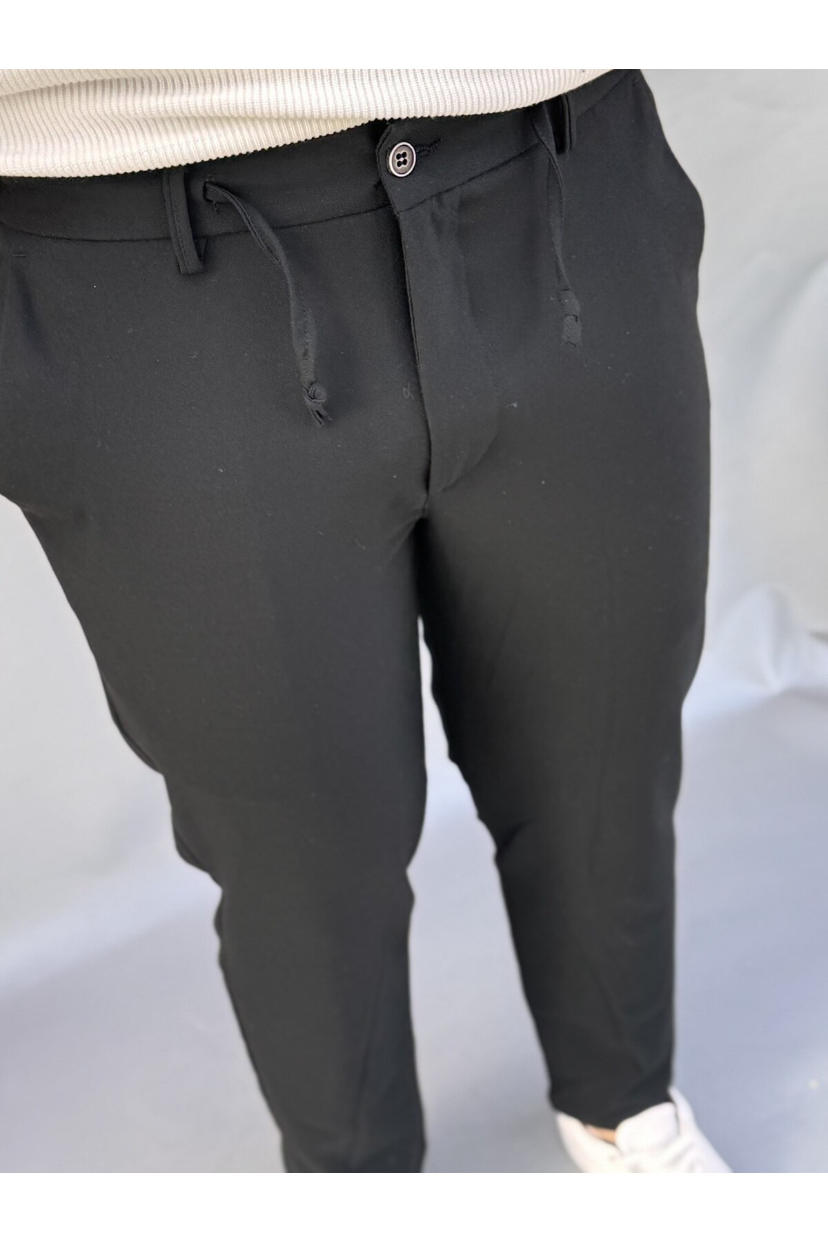 Bel İpli Slim Fit Jogger Bel İpli Slim Fit Jogger