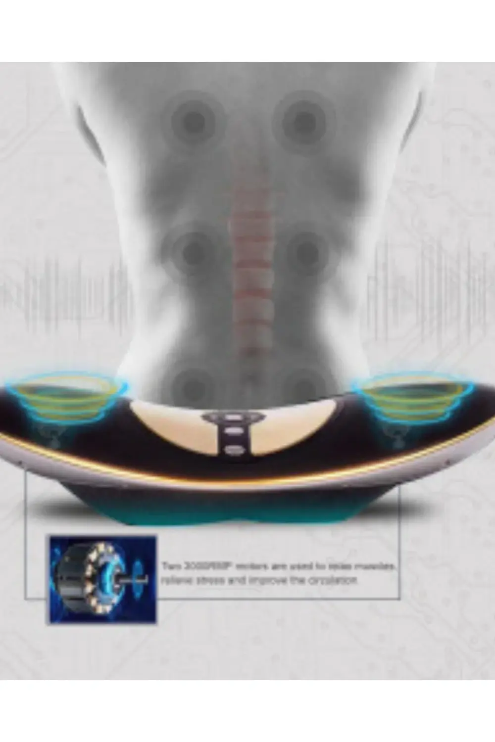 BEL MANUEL TERAPİ VE BEL TRAKSİYON MASAJ ALETİ