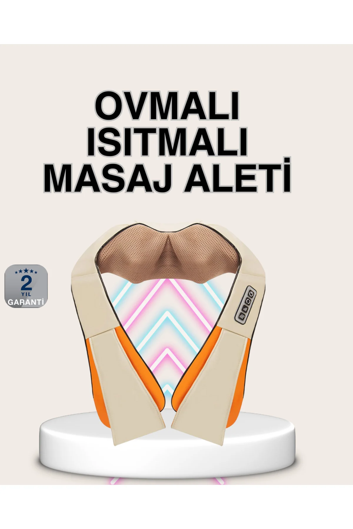 Bel Omuz Boyun Masaj Aleti Ovmalı Isıtmalı Kas Yorgunluğu Gideric