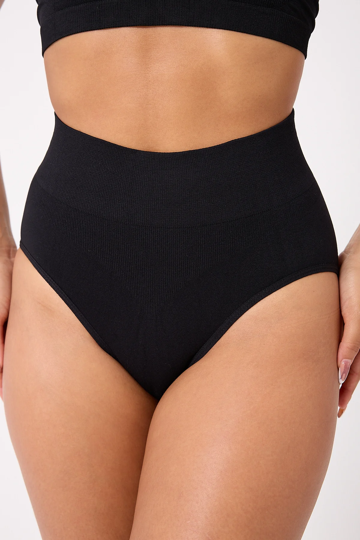Bel Toparlayıcı Şekillendirici Yüksek Bel Slip Korse Dikişsiz
