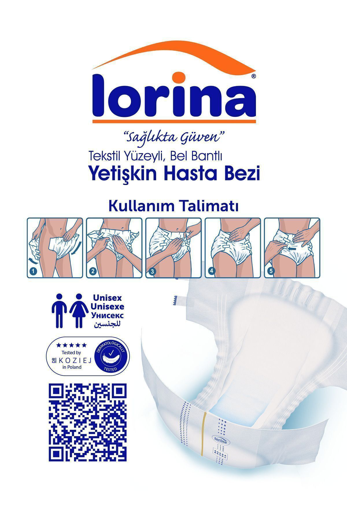 Lorina Belbantlı Bez 4X30 Adet L