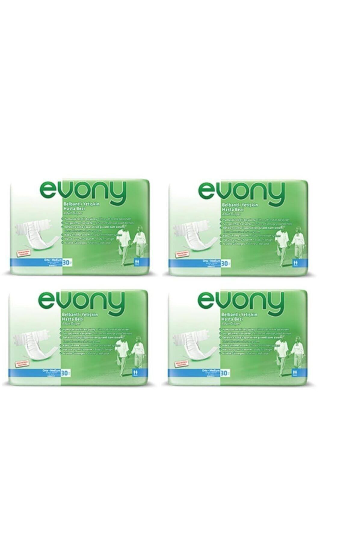 Belbantlı Hasta Bezi 120'li Medium Orta Beden 30lu 4 Paket