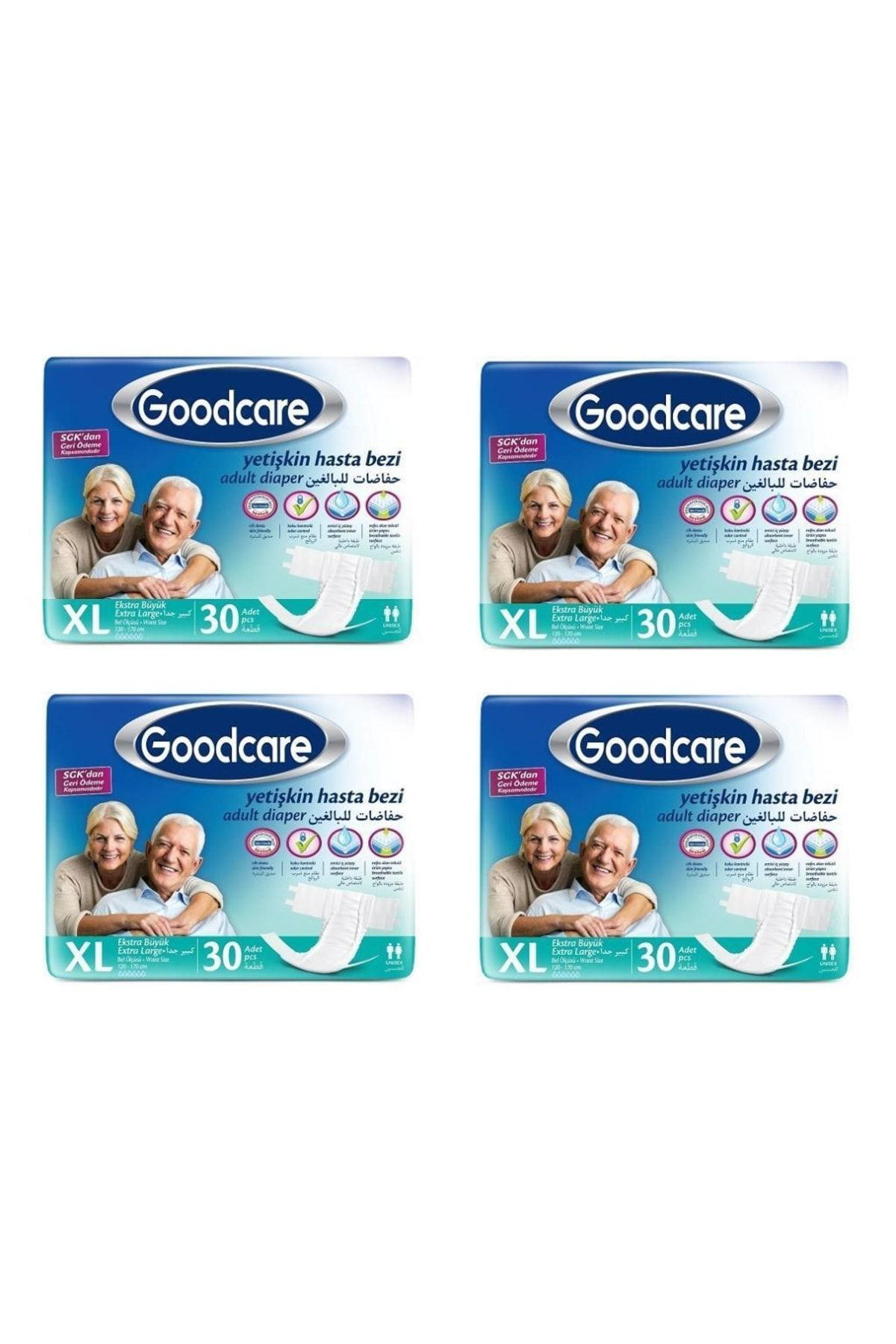 Belbantlı X-large (ekstra Büyük Boy) Hasta Bezi 120 Adet