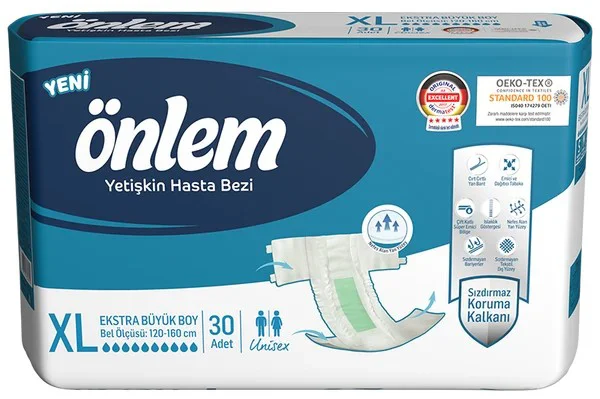 Belbantlı Yetişkin Hasta Bezi XL - 120 Adet (4 Paket) | 5 Star Premium Sızdırmaz Koruma Fiyatı, Yorumları ve Özellikleri