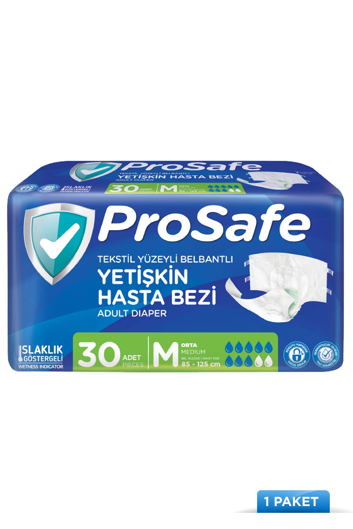 Belbantlı Yetişkin Hasta Bezi Orta (M) 30'lu