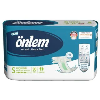 Belbantlı Yetişkin Hasta Bezi S - 120 Adet, 4 Paket | 5 Yıldız Premium Koruma Fiyatı, Yorumları ve Özellikleri