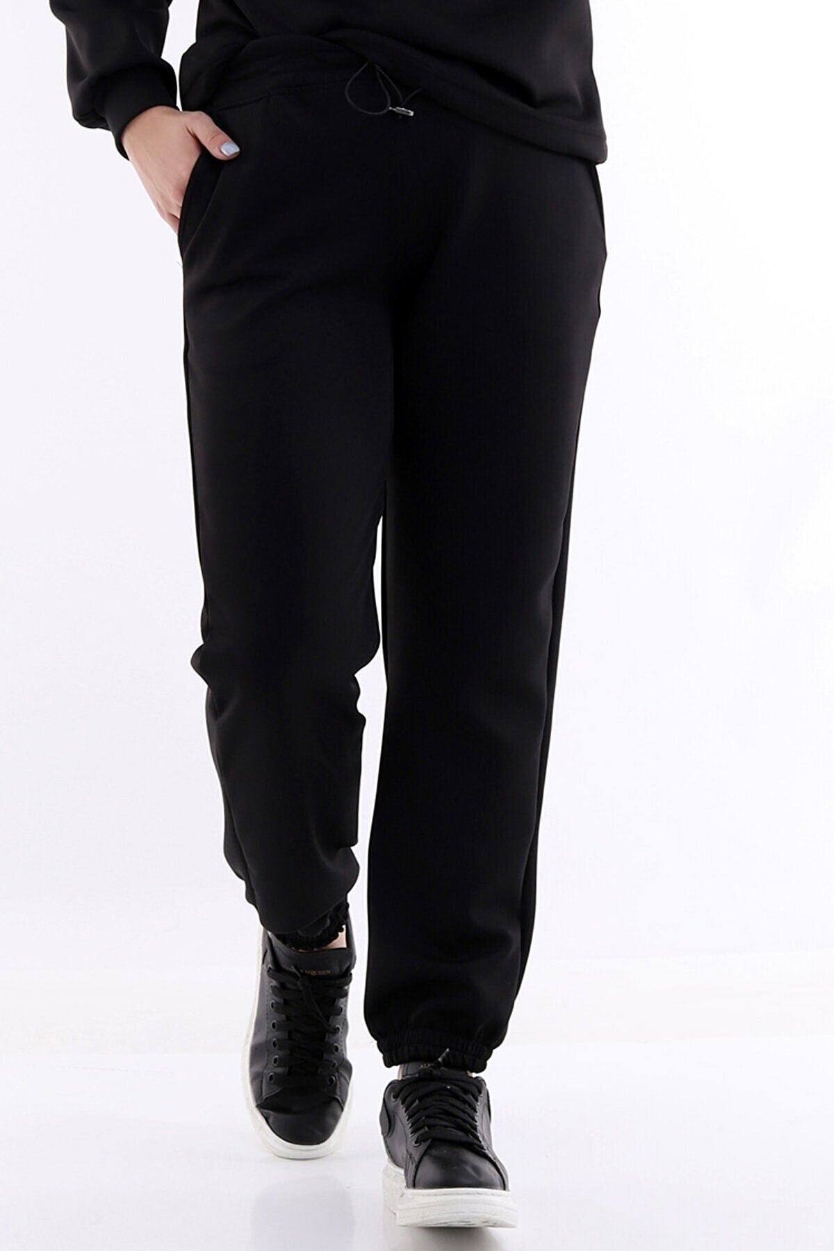 Dreamlike Beli Büzgülü Cepli Rahat Büyük Beden Jogger Eşofman Altı