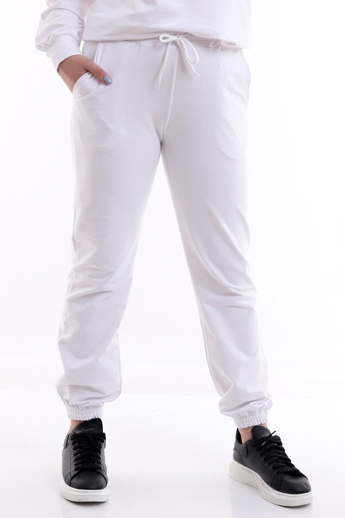 Dreamlike Beli Büzgülü Cepli Rahat Büyük Beden Jogger Eşofman Altı