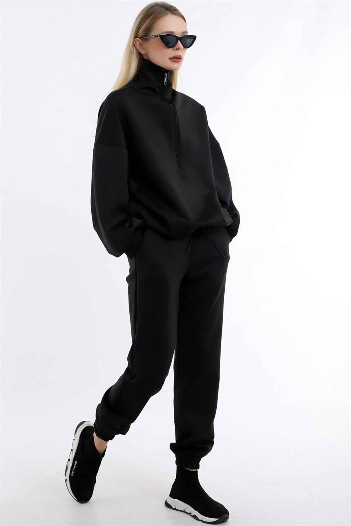 Dreamlike Beli Büzgülü Cepli Rahat Jogger Eşofman Altı