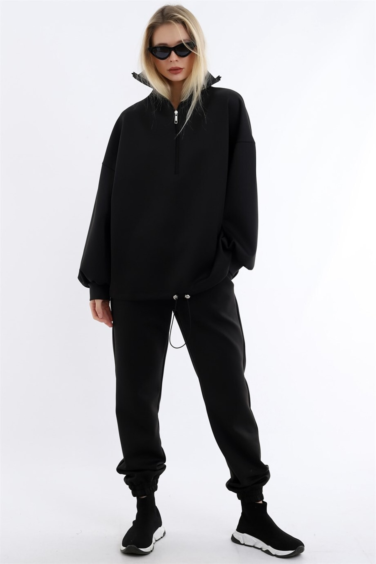 Dreamlike Beli Büzgülü Cepli Rahat Jogger Eşofman Altı