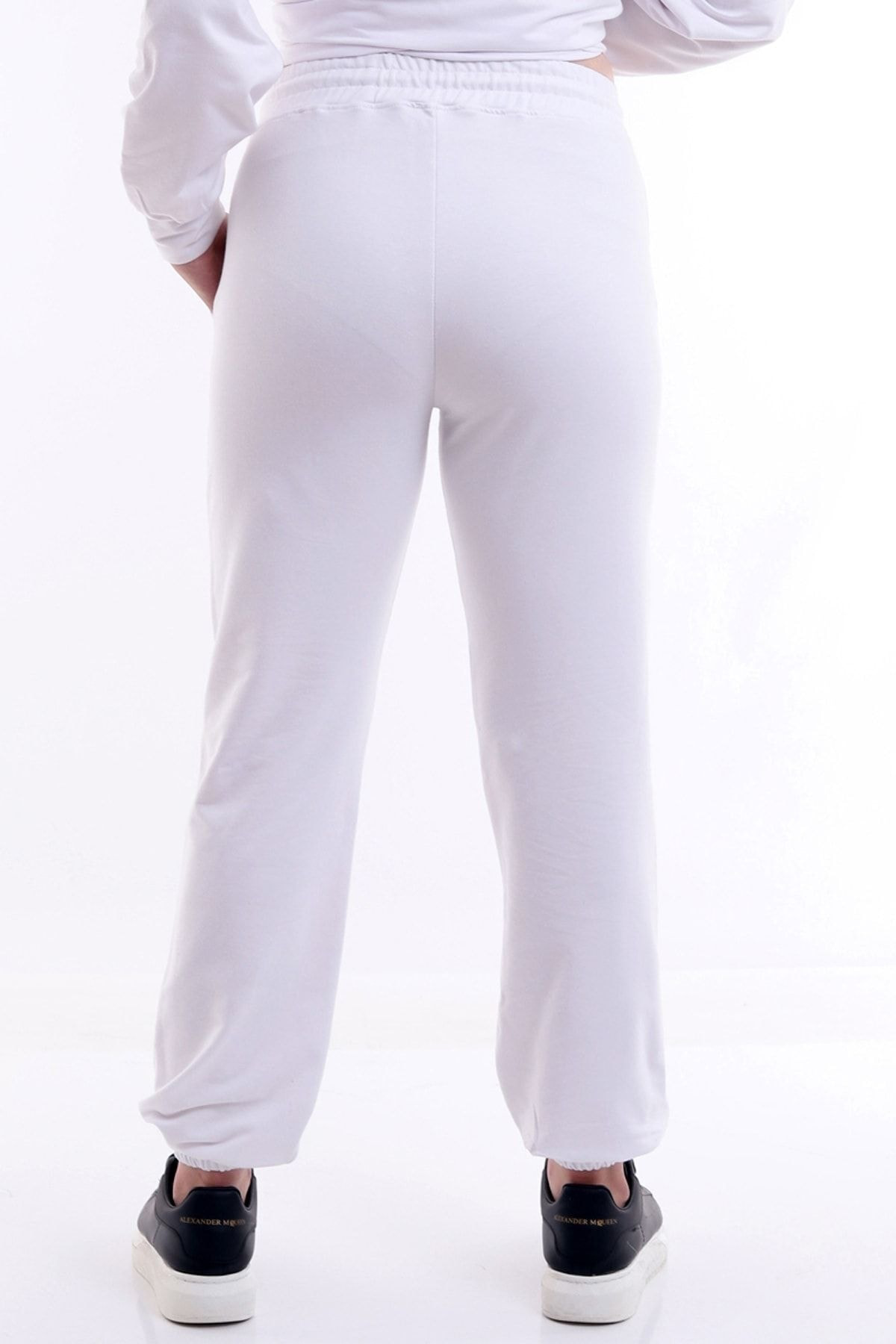 Dreamlike Beli Büzgülü Cepli Rahat Büyük Beden Jogger Eşofman Altı