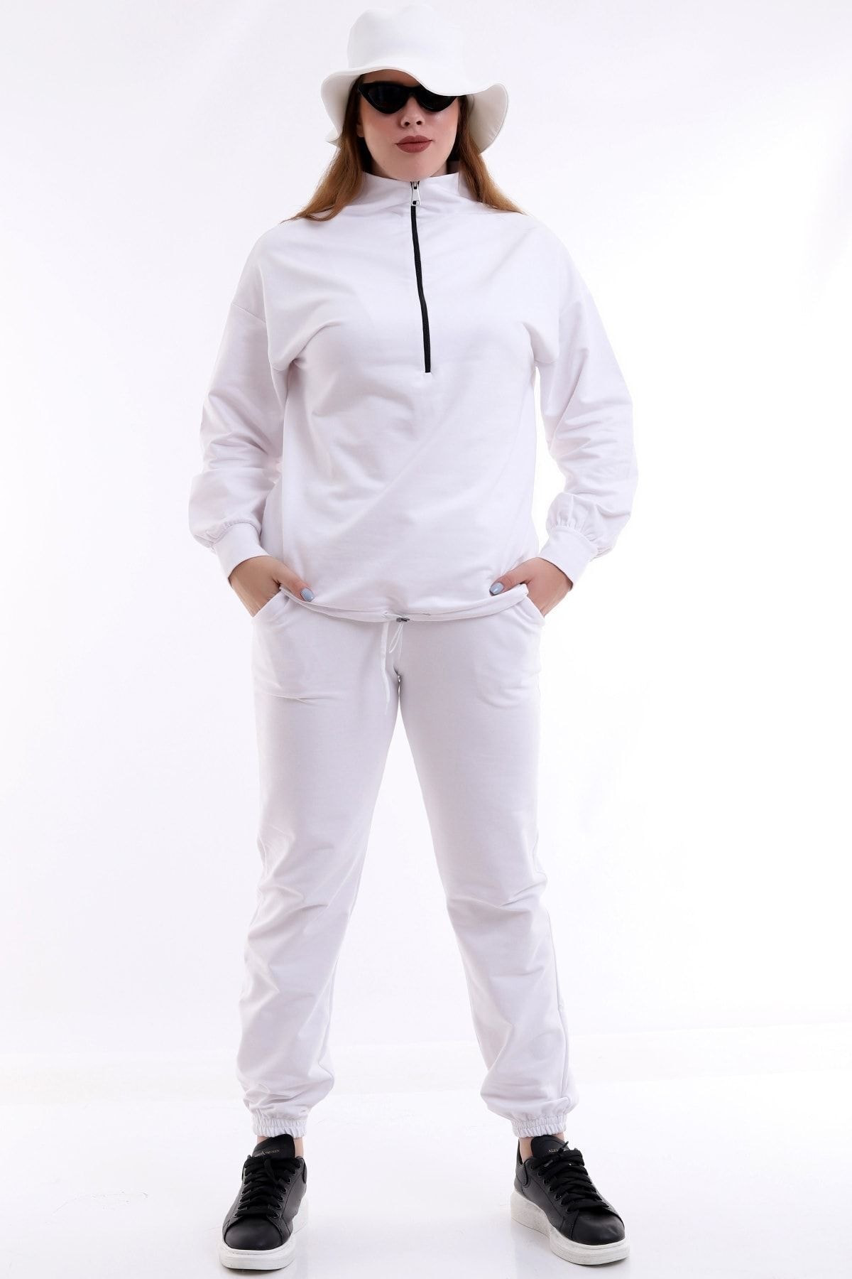 Dreamlike Beli Büzgülü Cepli Rahat Büyük Beden Jogger Eşofman Altı