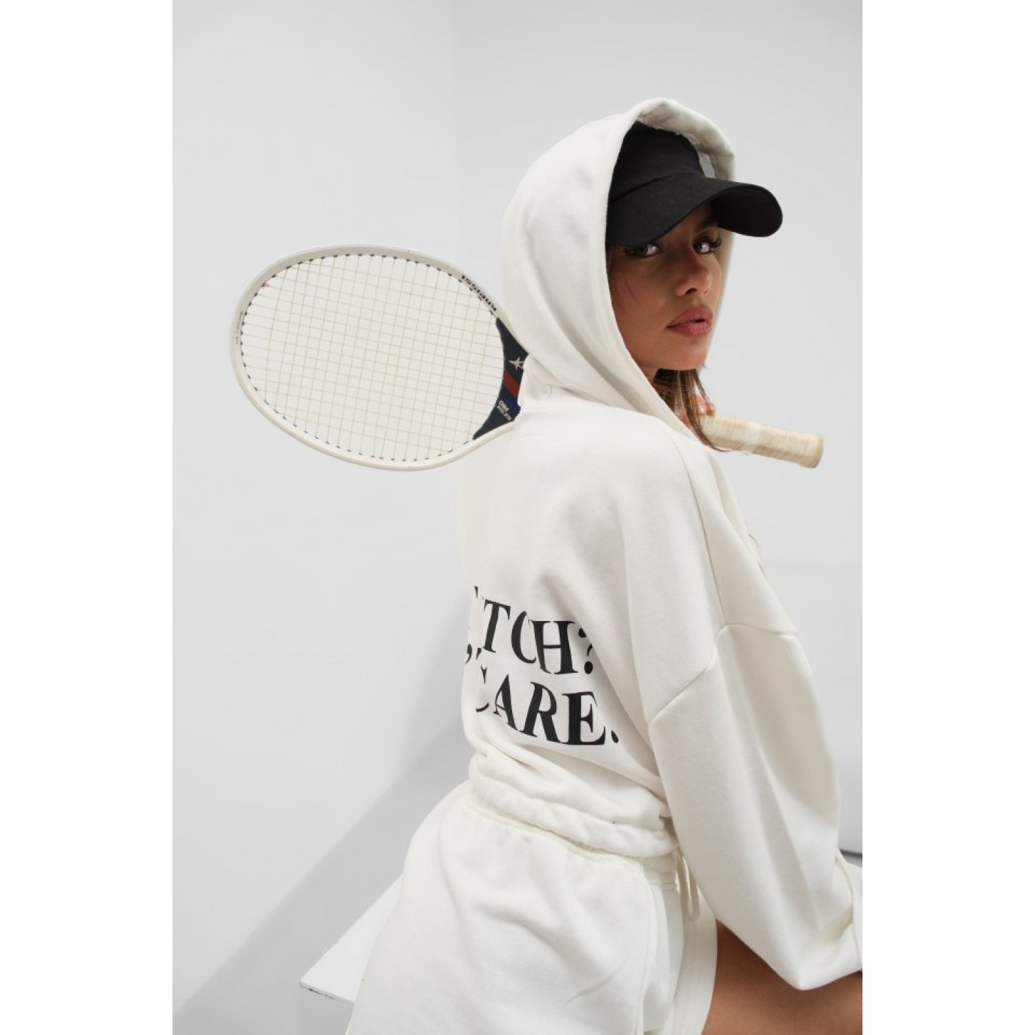 Beli Lastikli Fermuarlı Sweatshirt