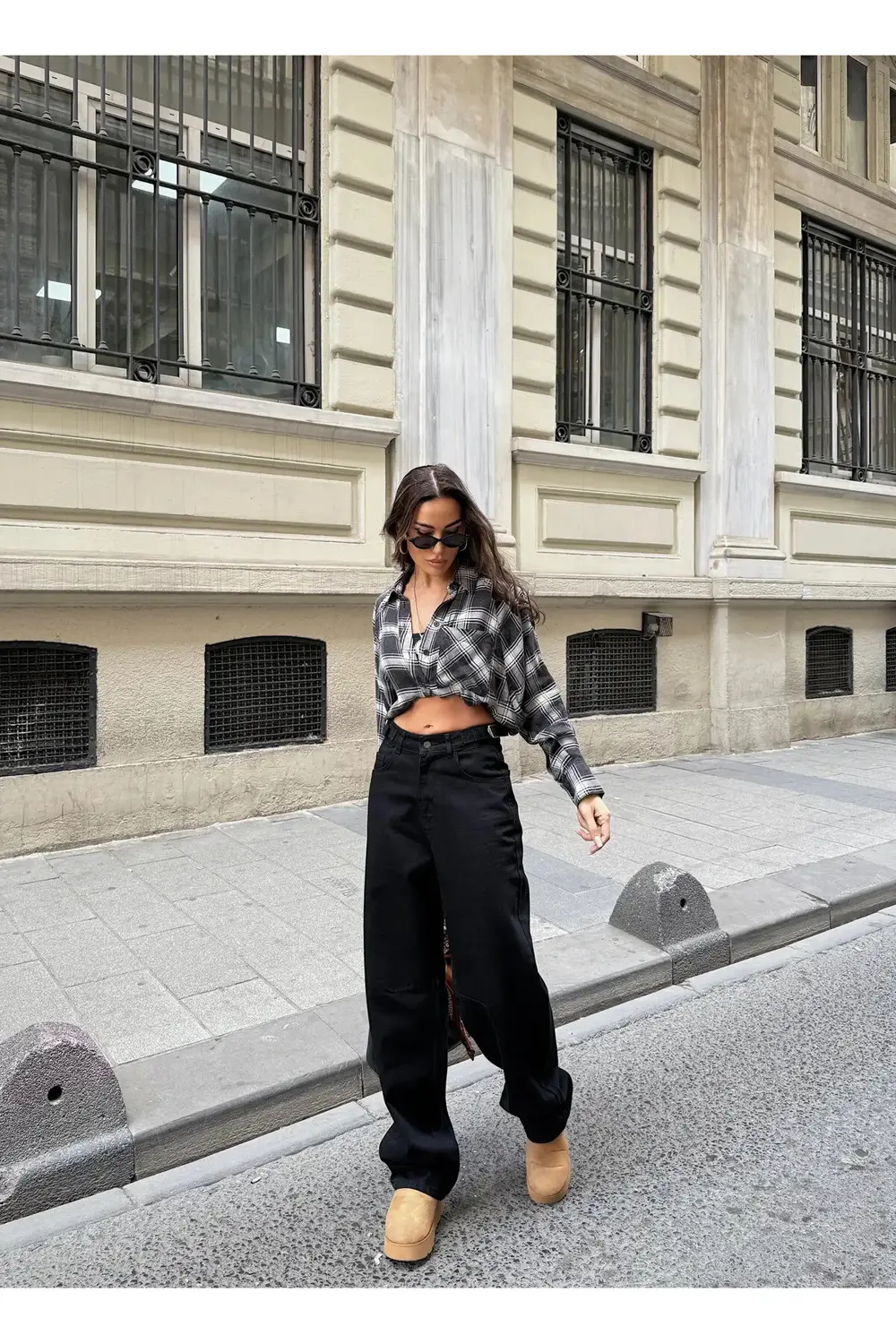 Beli Tokalı Balon Jean