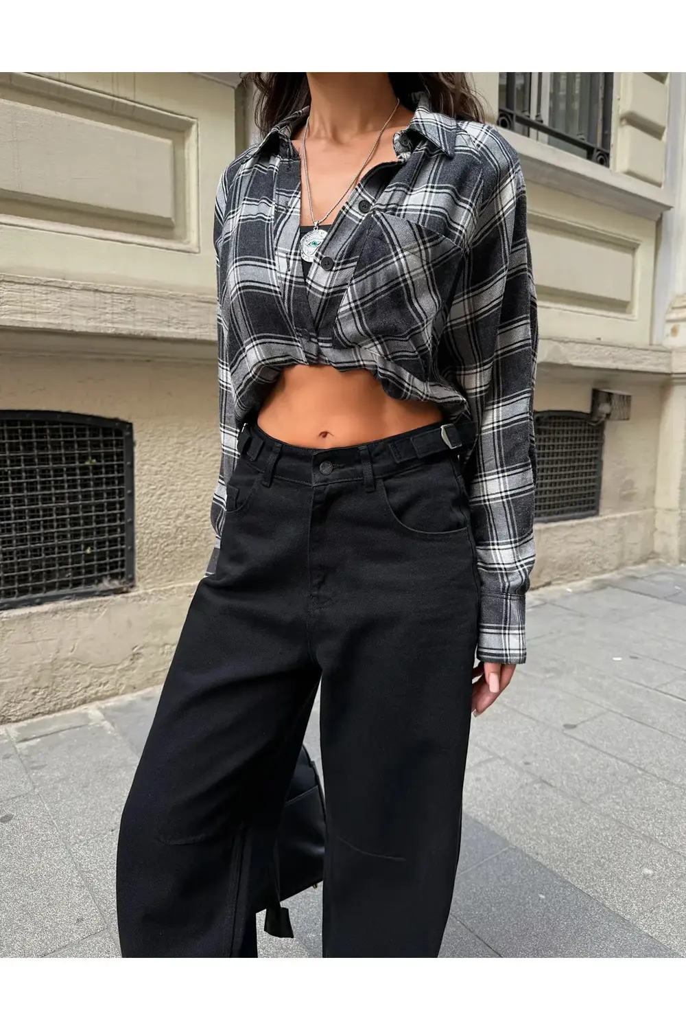 Beli Tokalı Balon Jean