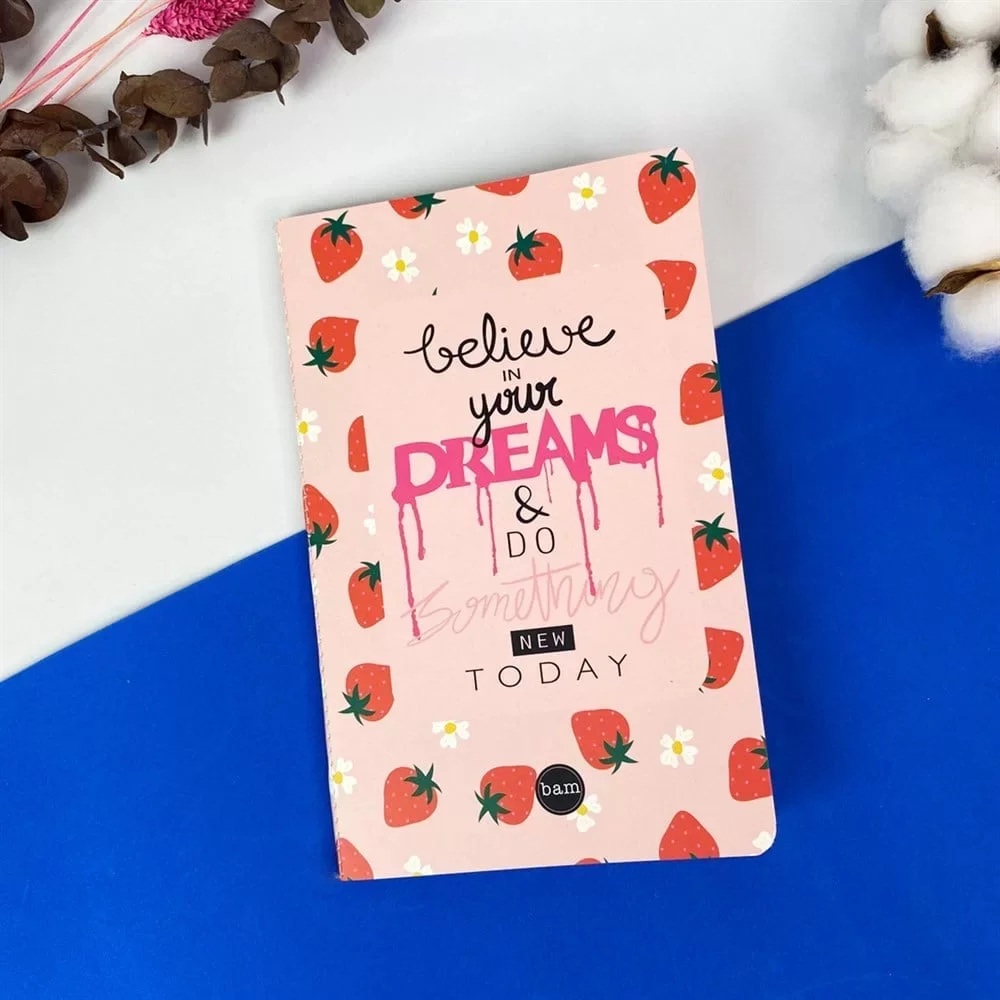 Believe In Your Dreams Tasarımlı Terzi Dikişli Defter Fiyatı, Yorumları ve Özellikleri
