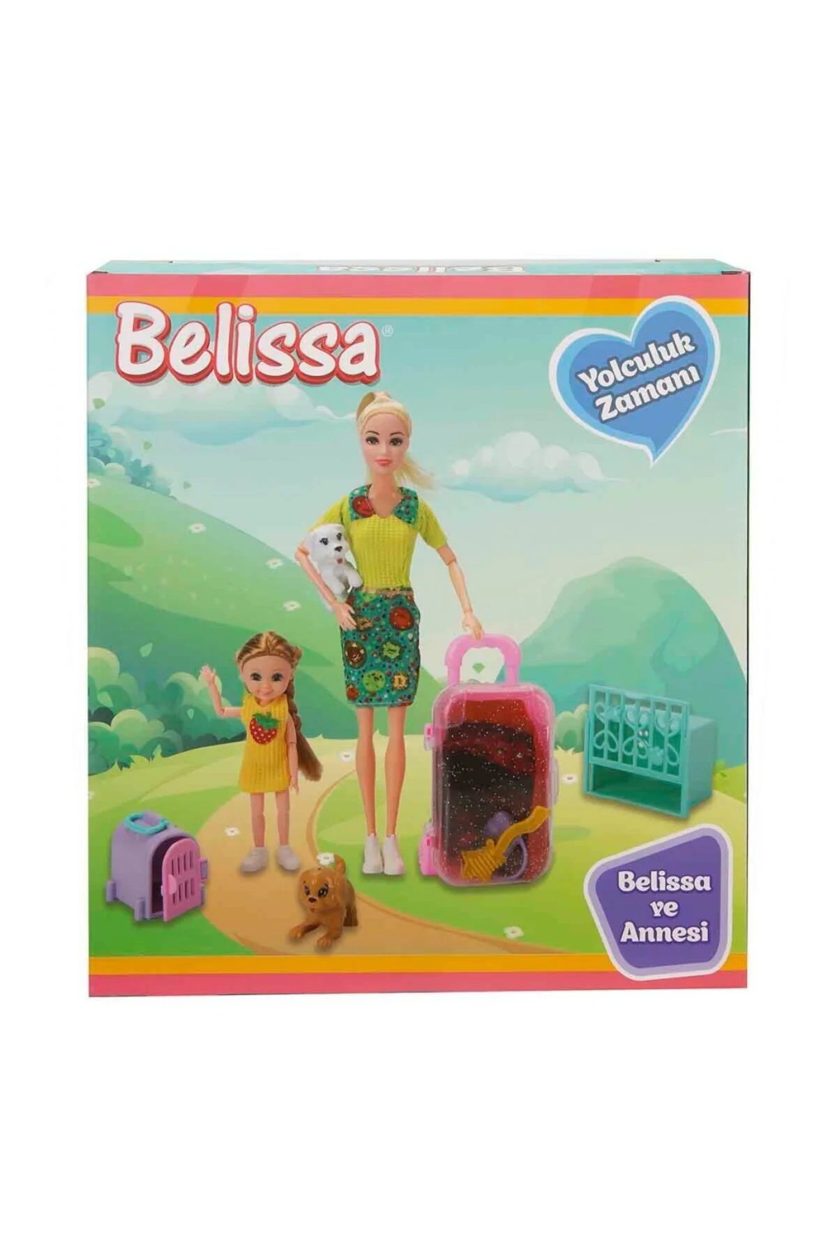 Belissa Yolculuk Zamanı Seti - Köpek Taşıma Çantalı - 51807 (Lisi