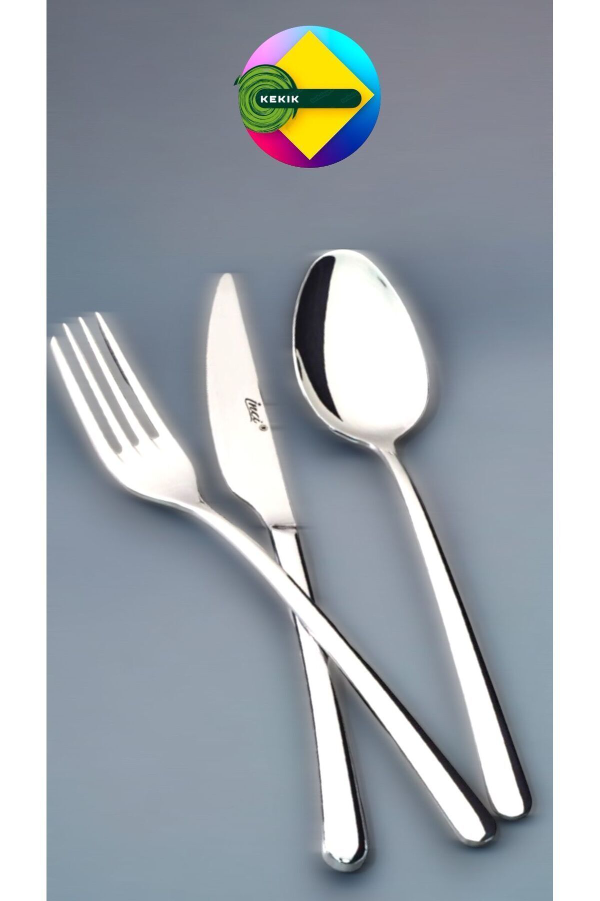 Kekikdükkan Bella 1810 Çelik 30 Parça Çatal Kaşık Bıçak Takımı