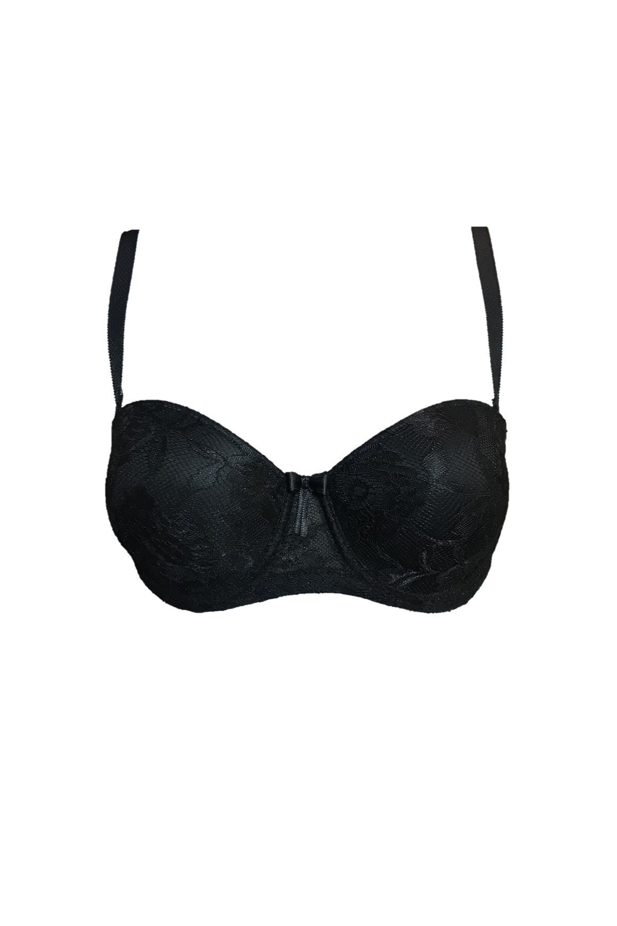Belladonna Bella Donna 11035 Dantelli Destekli Push-Up Straplez Sütyen
