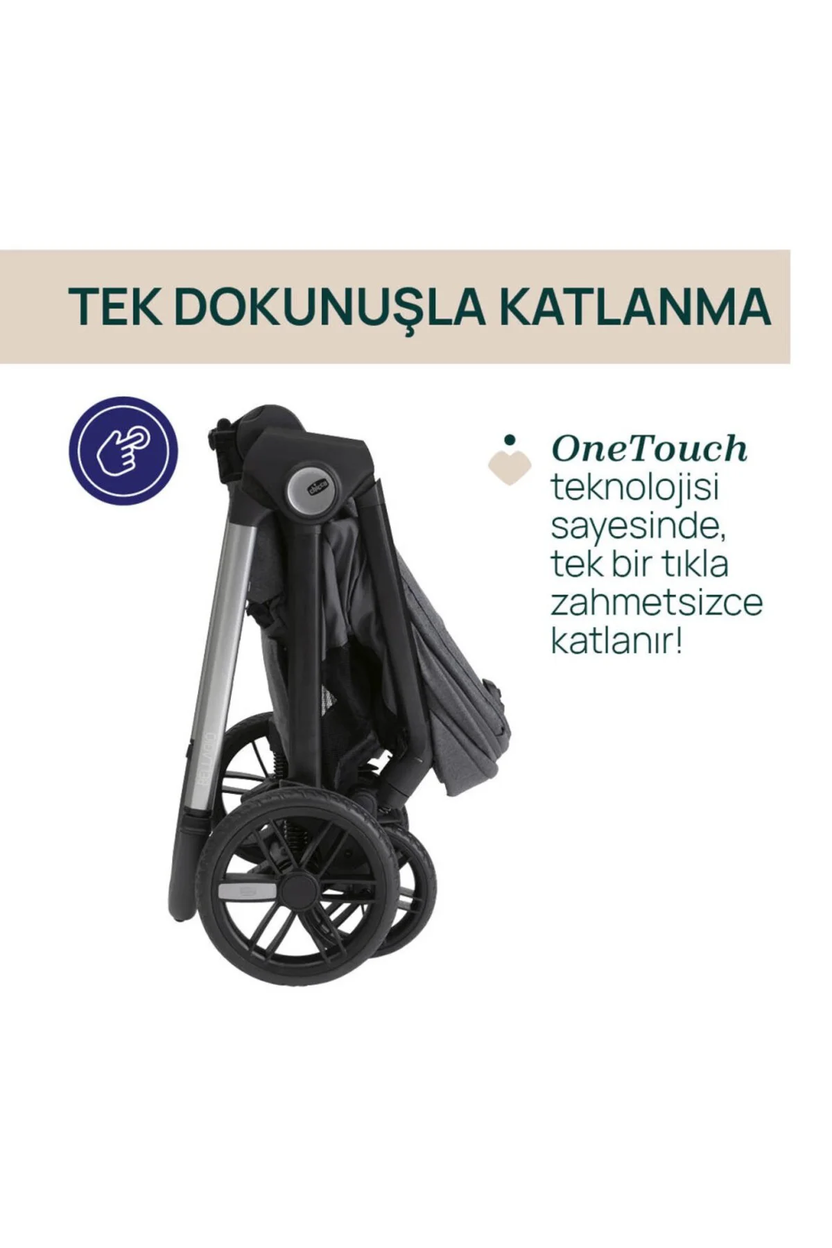 Bellagio Bebek Arabası Black Satin