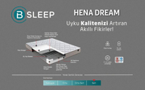 Bellona  Hena Dream Yatak 150X200 Çift Kişilik
