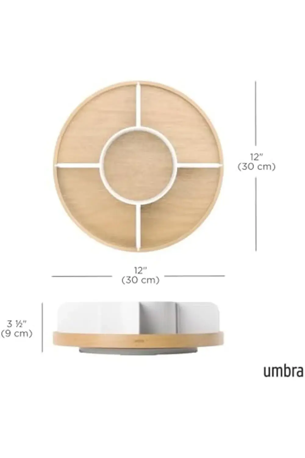 Bellwood Düzenleyici - Tezgah Üstü, Doğal/Beyaz 395519