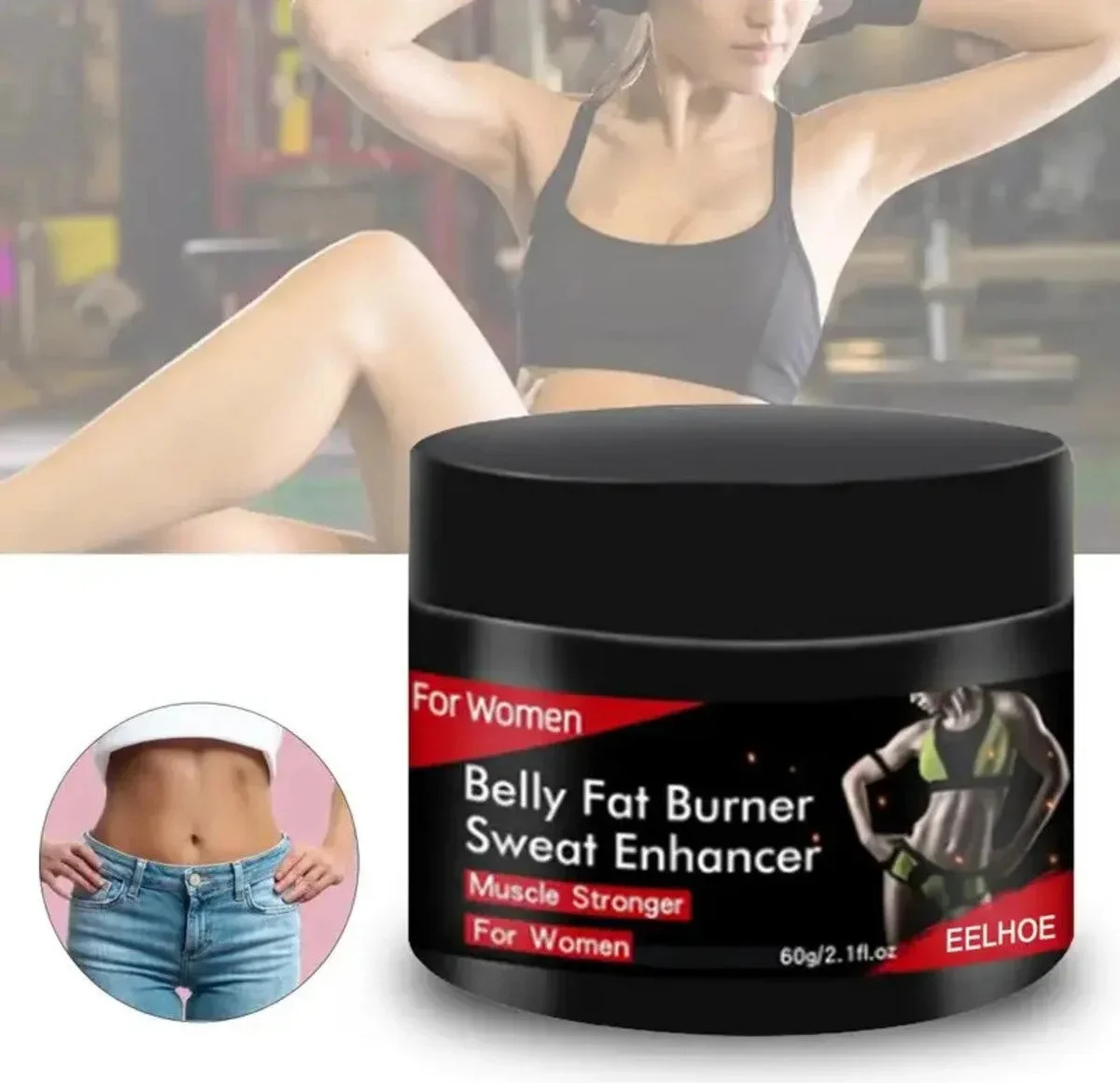 Belly Fat Burner Kadın Kremi - Karın Yağlarını Erıtici Krem 100 ml
