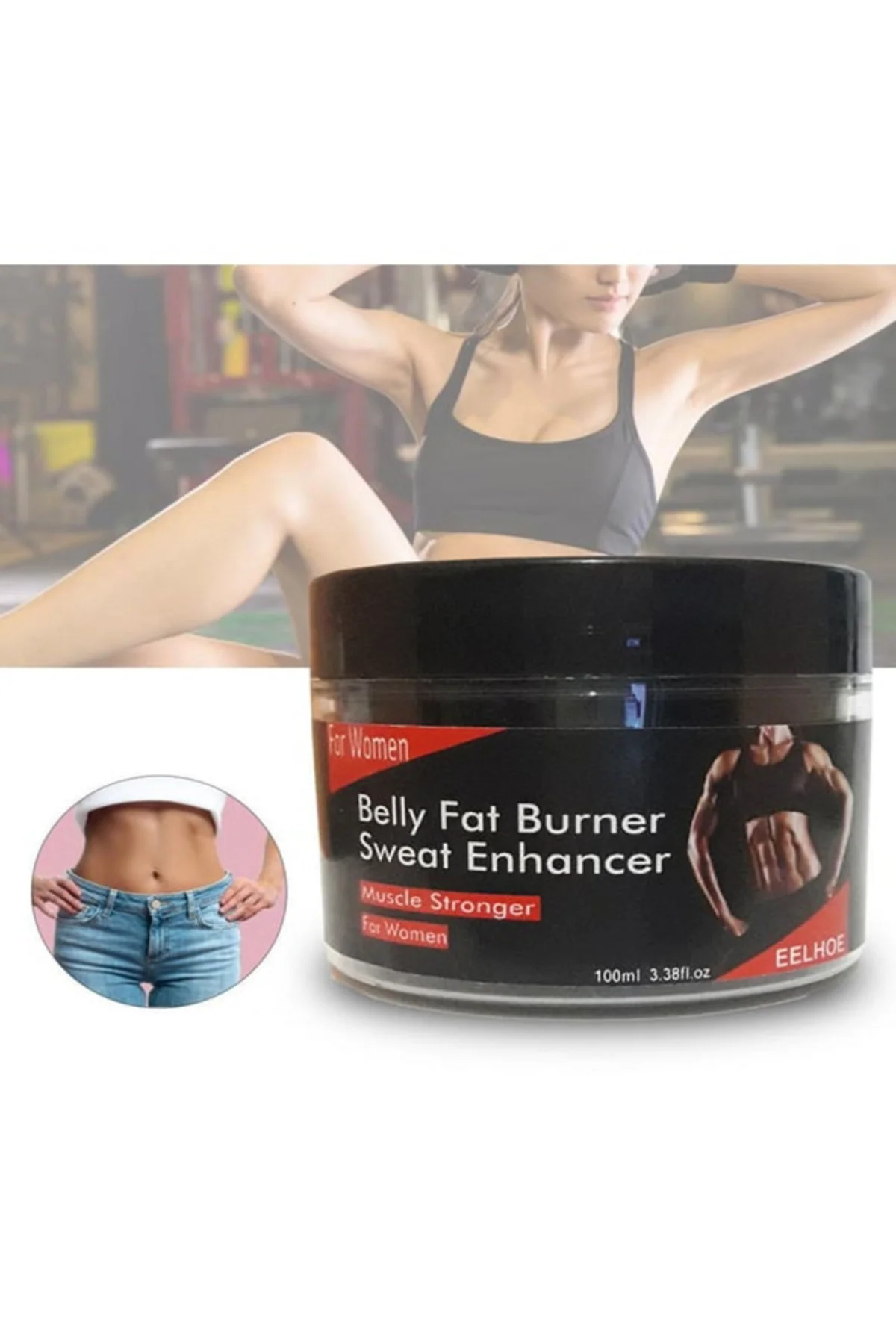 Belly Fat Burner - Kadın Hızlı Yağ Giderici Krem 100 ml