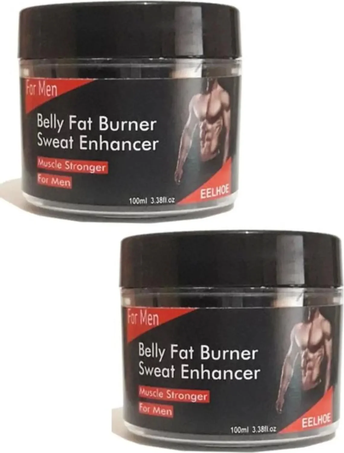 Belly Fat Burner Kadınlar İçin Bölgesel İnceltme Kremi 100 ml 2 Adet