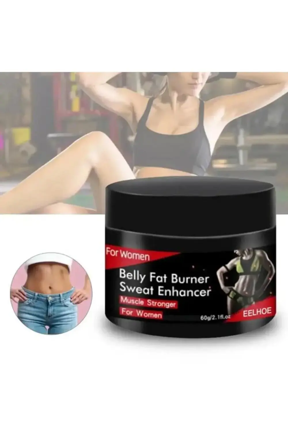 Belly Fat Burner Kadınlara İçin Bölgesel Şekillendirici Kremi 100