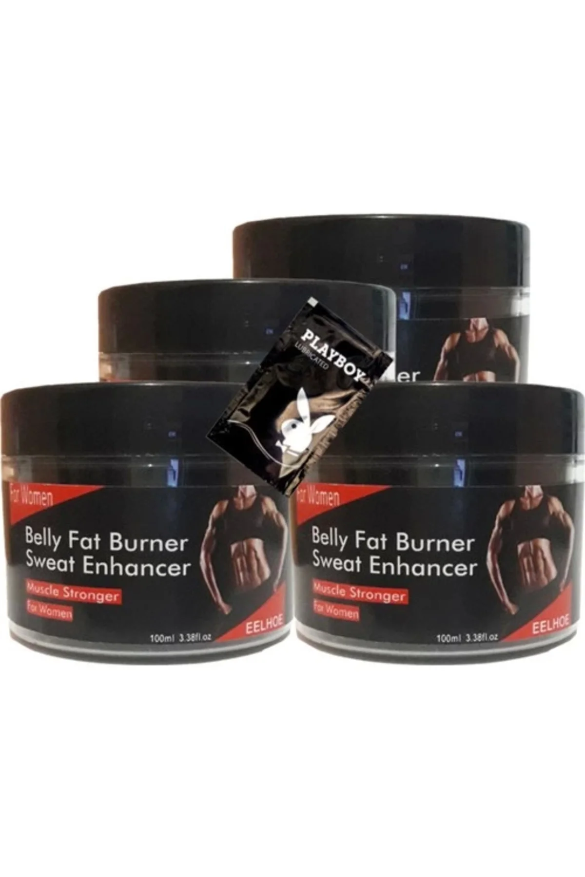 Belly Fatburner Ter Artırıcı Krem 100 ml x 4 Adet + Jel - Karın Yağları İçin Etkili Çözüm
