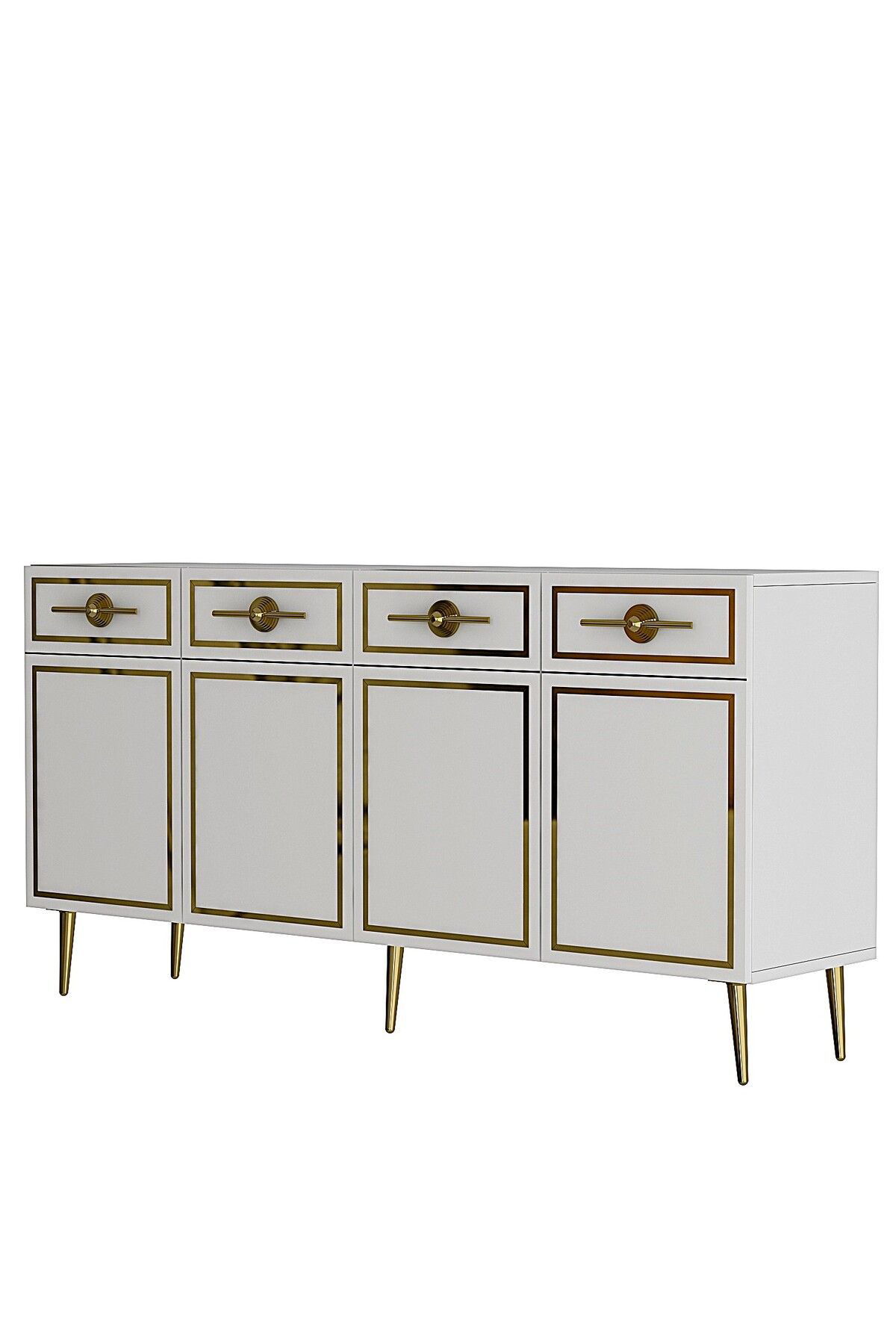 Cantek Dizayn Bellyct (Kb150) Konsol Beyaz-Altin