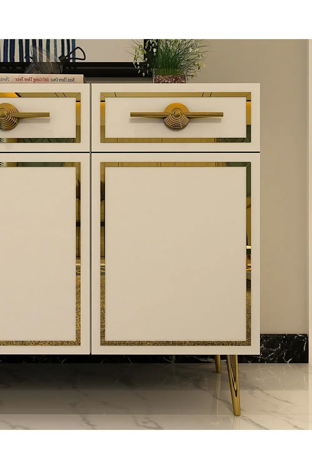 BELLYCT (KB150)  KONSOL BEYAZ-ALTIN